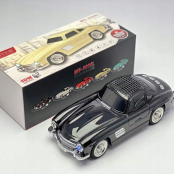 GŁOŚNIK BEZPRZEWODOWY AUTO MINI SAMOCHÓD OZDOBA RETRO 300SL MODNY DESIGN