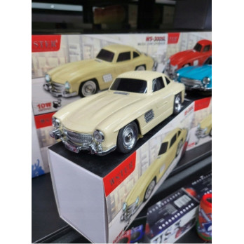 GŁOŚNIK BEZPRZEWODOWY AUTO MINI SAMOCHÓD OZDOBA RETRO 300SL MODNY DESIGN