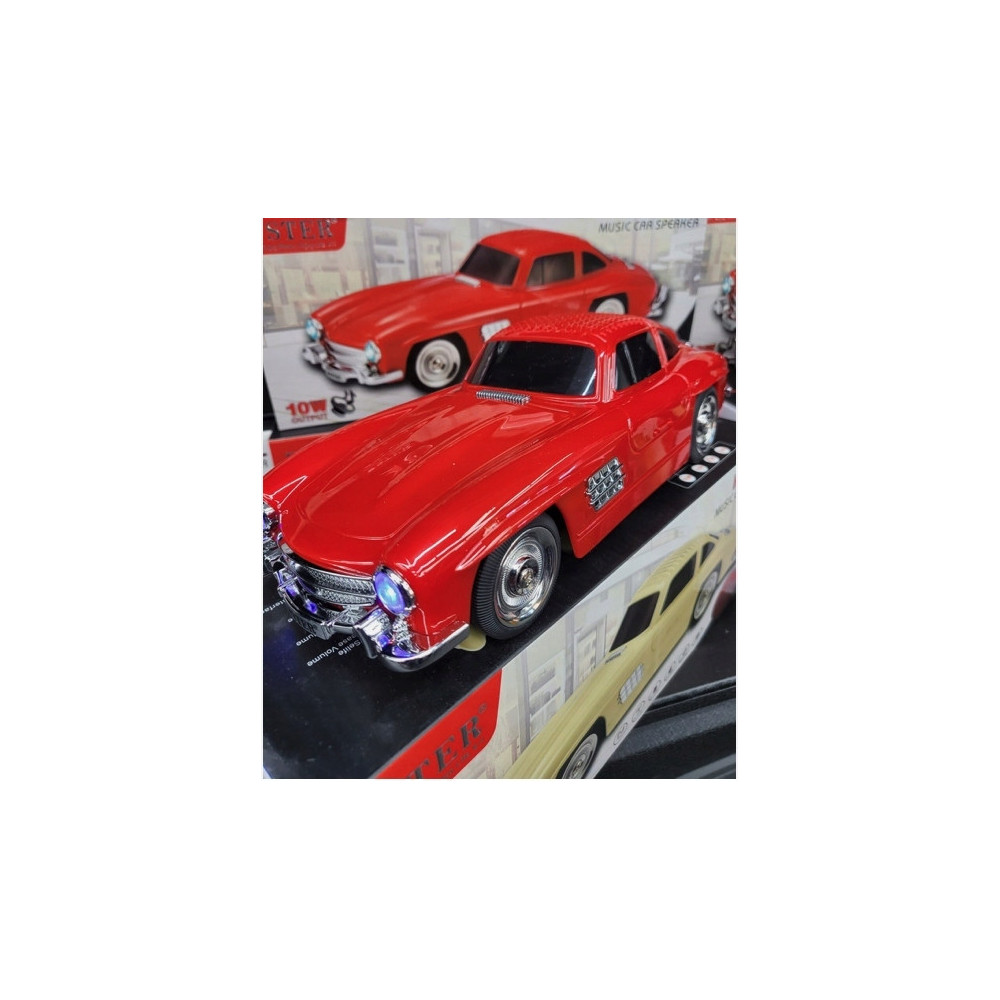 GŁOŚNIK BEZPRZEWODOWY AUTO MINI SAMOCHÓD OZDOBA RETRO 300SL MODNY DESIGN