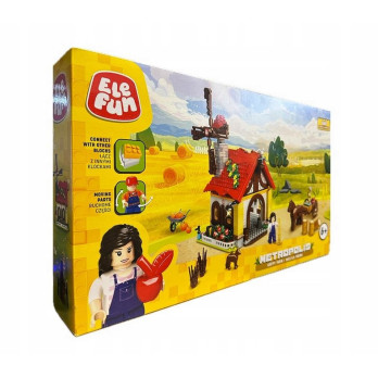 Duzy zestaw Klocki Elefun WESOŁA FARMA 848 el