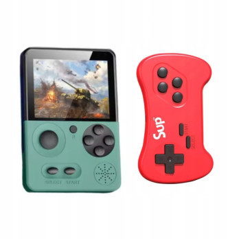 RETRO KONSOLA PRZENOŚNA DO GIER 3,5 CALA 500 GIER DLA DZIECI MARIO KOLORY