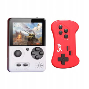 RETRO KONSOLA PRZENOŚNA DO GIER 3,5 CALA 500 GIER DLA DZIECI MARIO KOLORY