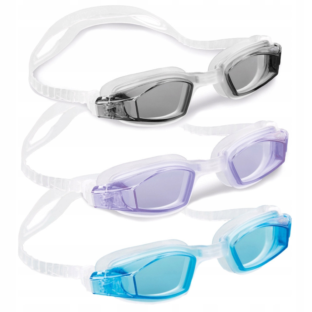 SPORTOWE OKULARY PŁYWACKIE DO NURKOWANIA PŁYWANIA INTEX 55682 RÓŻNE KOLORY