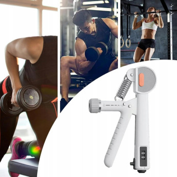 GRIPPER ŚCISKACZ TRENAŻER UCHWYTU REHABILITACJA DŁONI TRENING MIĘŚNI 60kg
