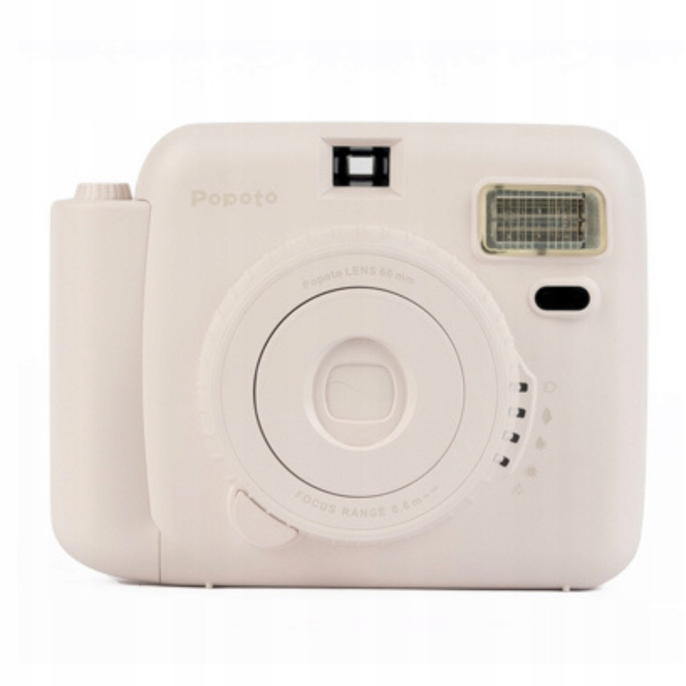 POPOTO BIAŁY APARAT NATYCHMIASTOWY Z WKŁADAMI INSTAX MINI 10 szt PREZENT