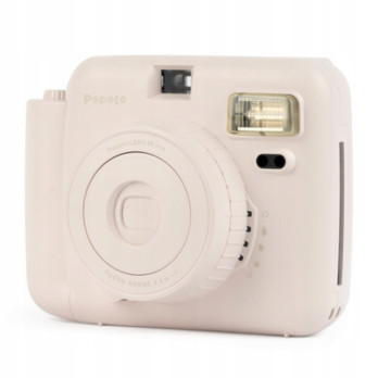 POPOTO BIAŁY APARAT NATYCHMIASTOWY Z WKŁADAMI INSTAX MINI 10 szt PREZENT