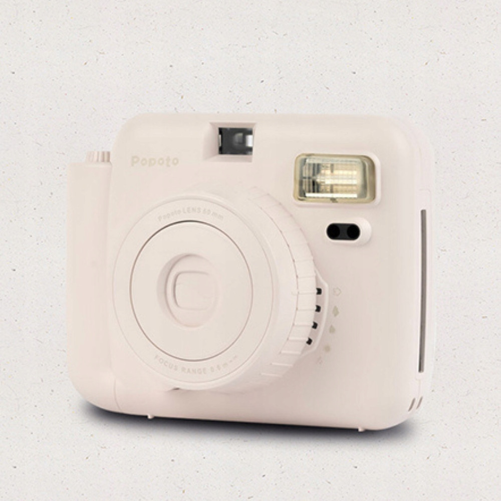 POPOTO BIAŁY APARAT NATYCHMIASTOWY Z WKŁADAMI INSTAX MINI 10 szt PREZENT