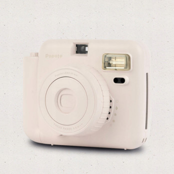 POPOTO BIAŁY APARAT NATYCHMIASTOWY Z WKŁADAMI INSTAX MINI 10 szt PREZENT