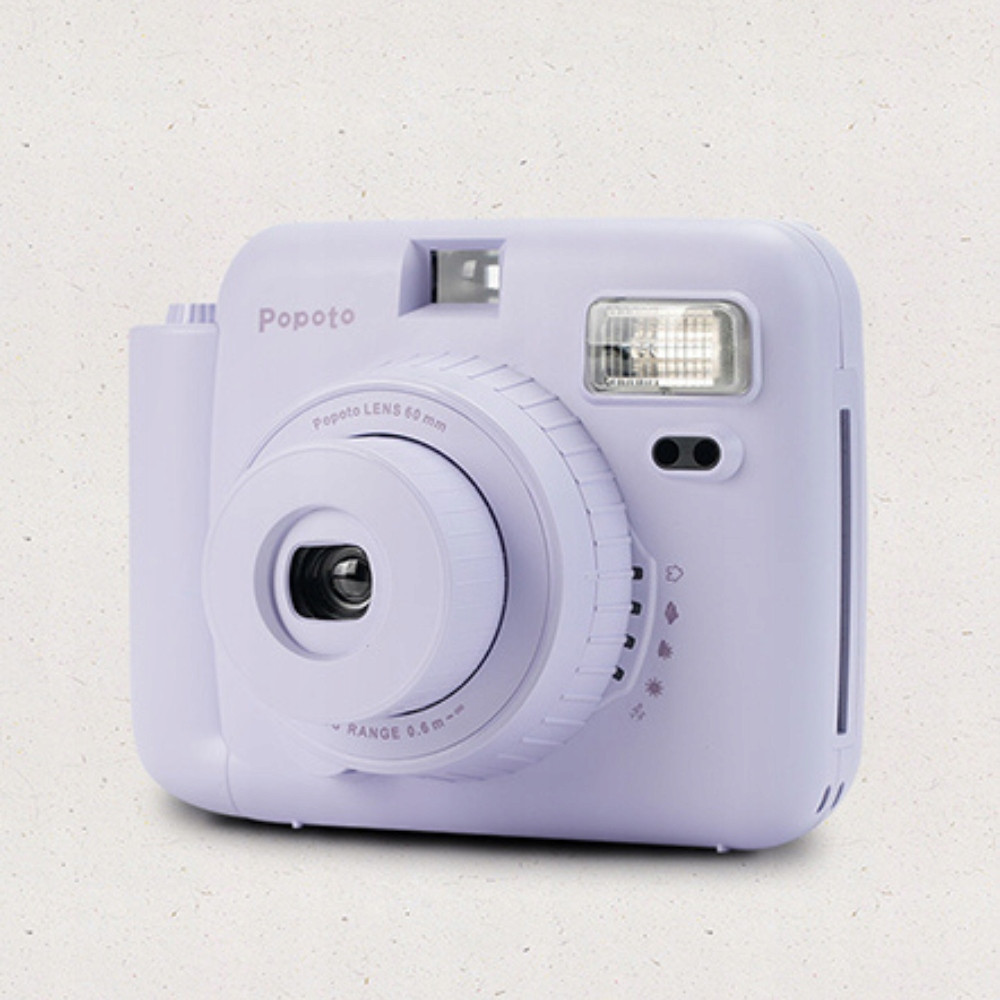 POPOTO FIOLETOWY APARAT NATYCHMIASTOWY Z WKŁADAMI INSTAX MINI 10 szt