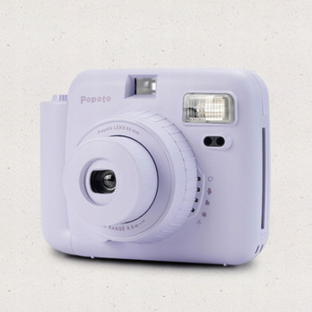 POPOTO FIOLETOWY APARAT NATYCHMIASTOWY Z WKŁADAMI INSTAX MINI 10 szt