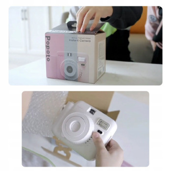 POPOTO FIOLETOWY APARAT NATYCHMIASTOWY Z WKŁADAMI INSTAX MINI 10 szt