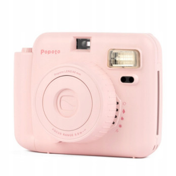 POPOTO RÓŻOWY APARAT NATYCHMIASTOWY Z WKŁADAMI INSTAX MINI 10 szt PREZENT