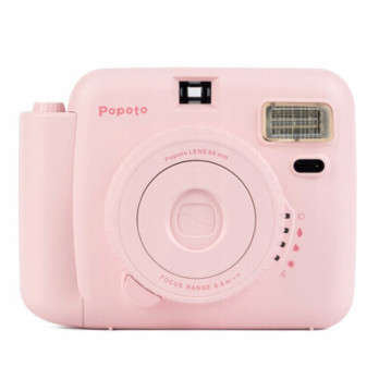 POPOTO RÓŻOWY APARAT NATYCHMIASTOWY Z WKŁADAMI INSTAX MINI 10 szt PREZENT