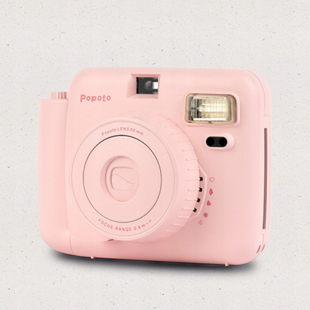 POPOTO RÓŻOWY APARAT NATYCHMIASTOWY Z WKŁADAMI INSTAX MINI 10 szt PREZENT