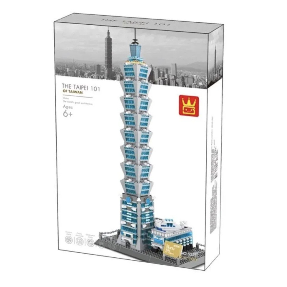 KLOCKI KONSTRUKCYJNE WANGE 5221 THE TAIPEI 101 TAIWAN CHINY 1512 KLOCKÓW