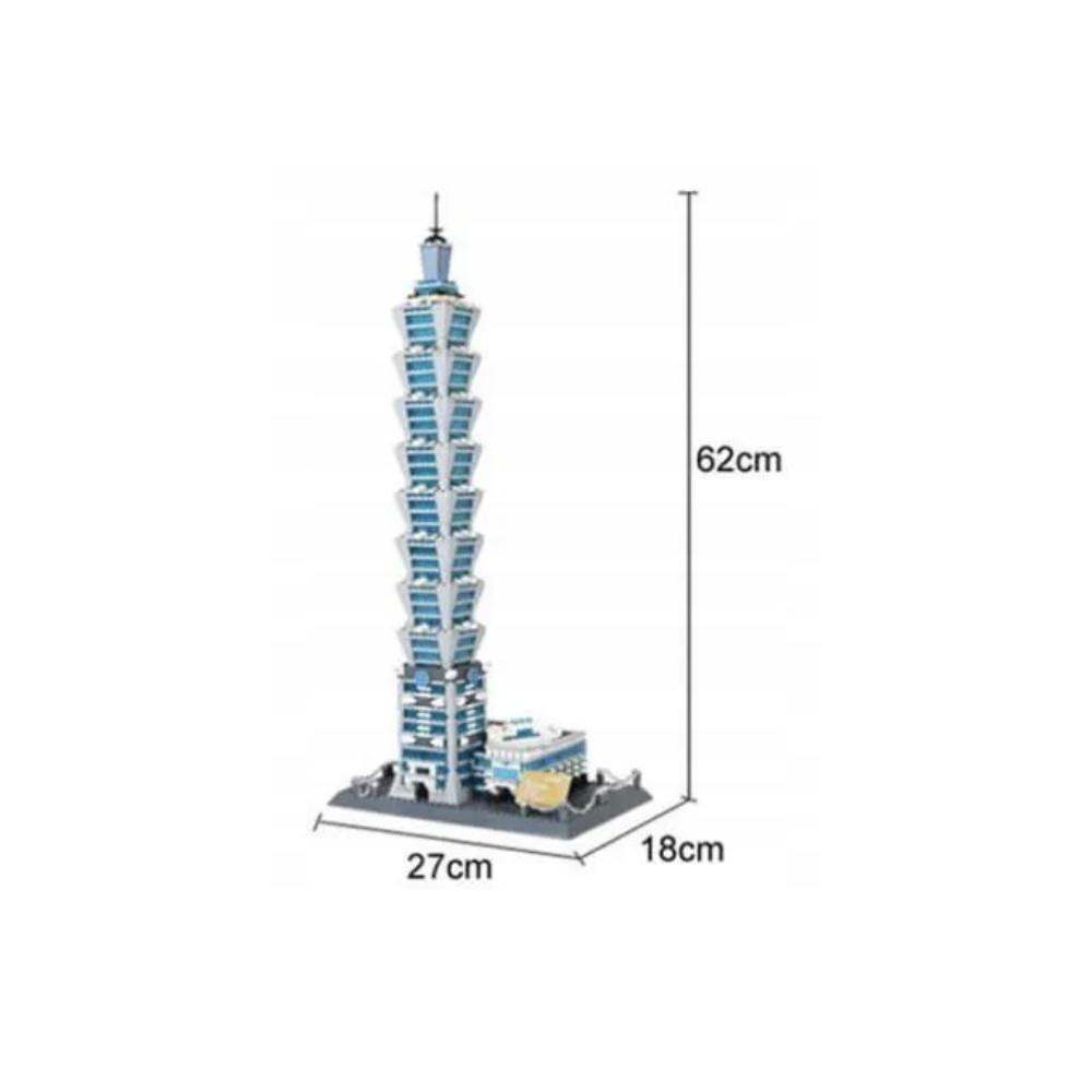 KLOCKI KONSTRUKCYJNE WANGE 5221 THE TAIPEI 101 TAIWAN CHINY 1512 KLOCKÓW