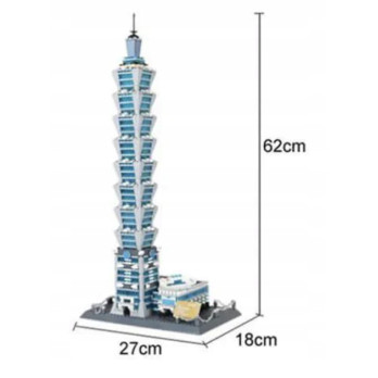 KLOCKI KONSTRUKCYJNE WANGE 5221 THE TAIPEI 101 TAIWAN CHINY 1512 KLOCKÓW