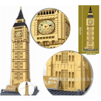 KLOCKI KONSTRUKCYJNE WANGE 5216 BIG BEN (ELIZABETH TOWER) 1640 KLOCKÓW