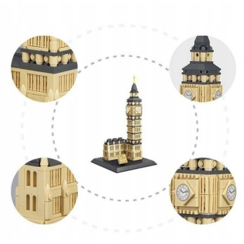 KLOCKI KONSTRUKCYJNE WANGE 4211 BIG BEN (ELIZABETH TOWER) 892 KLOCKI ZESTAW
