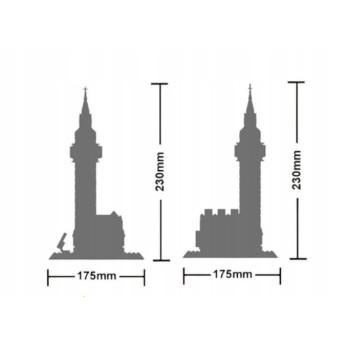 KLOCKI KONSTRUKCYJNE WANGE 4211 BIG BEN (ELIZABETH TOWER) 892 KLOCKI ZESTAW