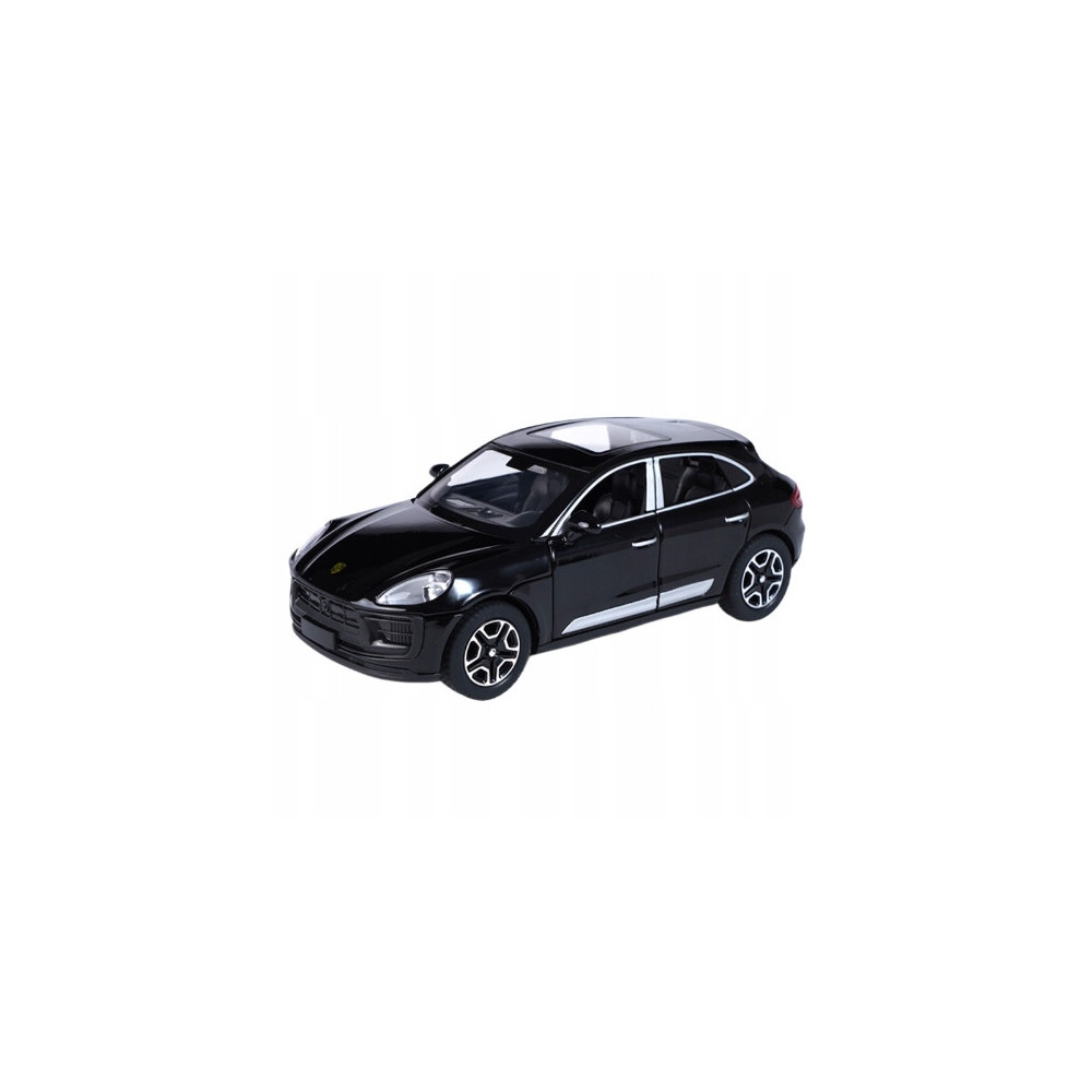PORSCHE MACAN T METALOWY MODEL SAMOCHODU 1:32 DŹWIĘK ŚWIATŁO CZARNY PREZENT