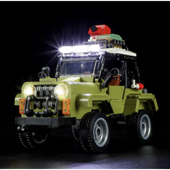 KLOCKI SAMOCHÓD TERENOWY POJAZD F9020 LED ŚWIECĄCA ZESTAW DO UŁOŻENIA