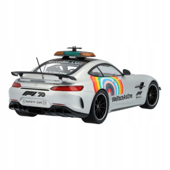 MERCEDES-AMG F1 SAFETY CAR METALOWY MODEL SAMOCHODU 1:24 DŹWIĘK ŚWIATŁO