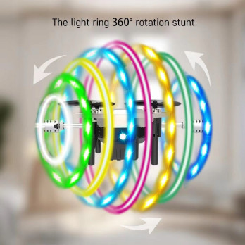 MINI DRON AURORA BALL TORNADO ZABAWKA DLA DZIECI EFEKTY ŚWIETLNE PREZENT