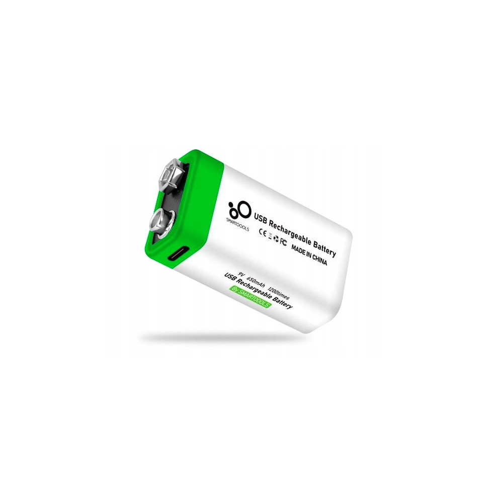 BATERIA AKUMULATOR SMARTOOOLS 9V 650mAh USB-C