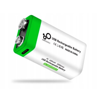 BATERIA AKUMULATOR SMARTOOOLS 9V 650mAh USB-C