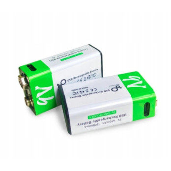 BATERIA AKUMULATOR SMARTOOOLS 9V 650mAh USB-C