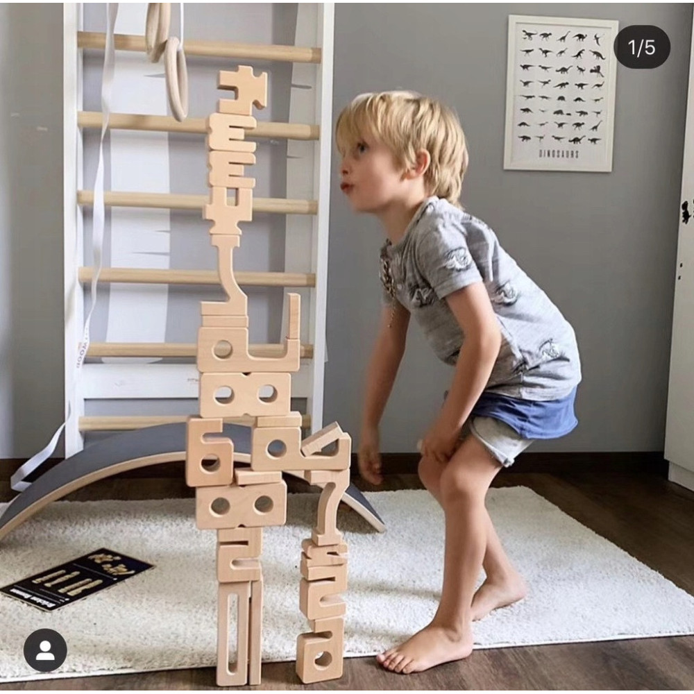 DREWNIANE CYFRY UKŁADANKA NAUKA LICZENIA PUZZLE DLA DZIECI MONTESSORI