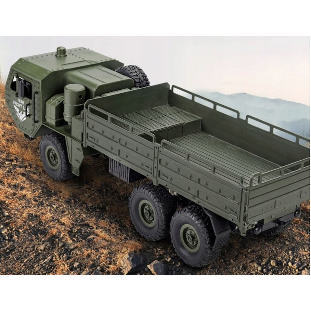WOJSKOWY SAMOCHÓD ZDALNIE STEROWANY WOJSKOWA CIĘŻARÓWKA Q75 RC TRANSPORTER