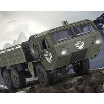 WOJSKOWY SAMOCHÓD ZDALNIE STEROWANY WOJSKOWA CIĘŻARÓWKA Q75 RC TRANSPORTER