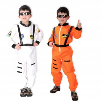 PRZEBRANIE DZIECIĘCE KOSTIUM ASTRONAUTA DLA DZIECI BIAŁY KARNAWAŁ 122-134
