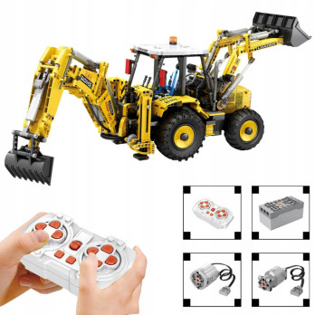 Klocki konstrukcyjne REOBRIX KOPARKA BUDOWLANA ŁADOWARKA CATERPILLAR 2231EL