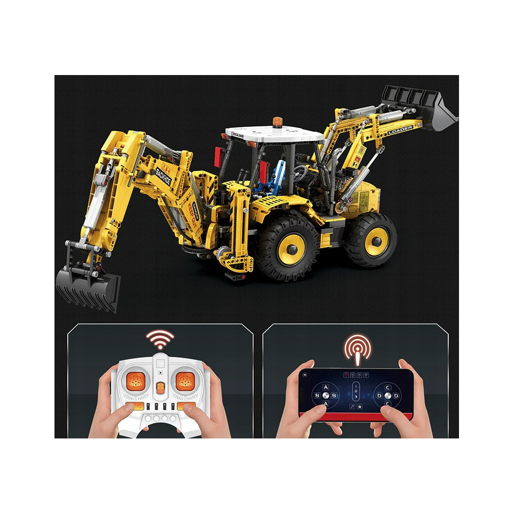 Klocki konstrukcyjne REOBRIX KOPARKA BUDOWLANA ŁADOWARKA CATERPILLAR 2231EL