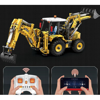 Klocki konstrukcyjne REOBRIX KOPARKA BUDOWLANA ŁADOWARKA CATERPILLAR 2231EL