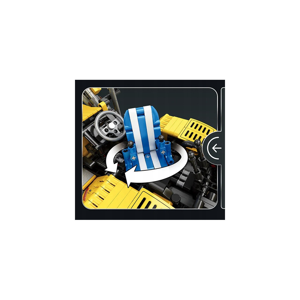 Klocki konstrukcyjne REOBRIX KOPARKA BUDOWLANA ŁADOWARKA CATERPILLAR 2231EL