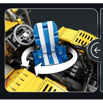 Klocki konstrukcyjne REOBRIX KOPARKA BUDOWLANA ŁADOWARKA CATERPILLAR 2231EL