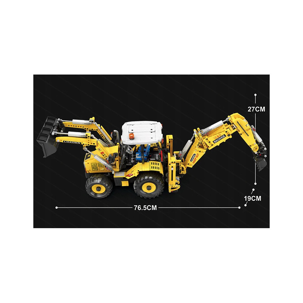Klocki konstrukcyjne REOBRIX KOPARKA BUDOWLANA ŁADOWARKA CATERPILLAR 2231EL