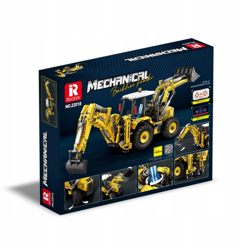 Klocki konstrukcyjne REOBRIX KOPARKA BUDOWLANA ŁADOWARKA CATERPILLAR 2231EL