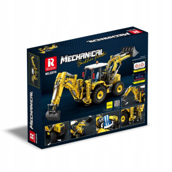 Klocki konstrukcyjne REOBRIX KOPARKA BUDOWLANA ŁADOWARKA CATERPILLAR 2231EL