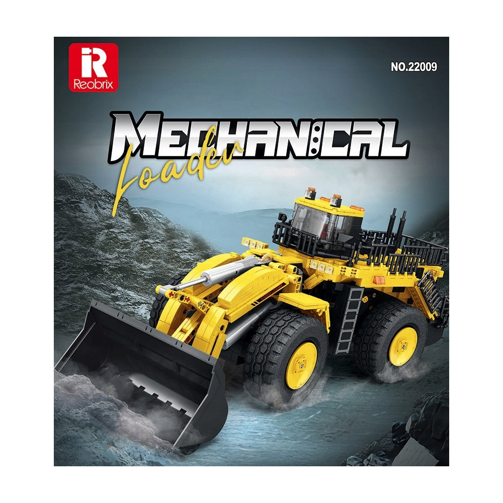 Klocki konstrukcyjne REOBRIX MECHANICAL ŁADOWARKA SPYCHARKA 1876 EL.