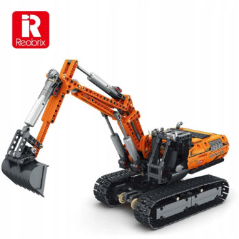 Klocki konstrukcyjne REOBRIX MECHANICAL KOPARKA STEROWANA APLIKACJĄ