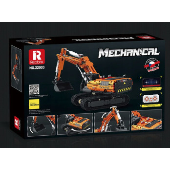Klocki konstrukcyjne REOBRIX MECHANICAL KOPARKA STEROWANA APLIKACJĄ