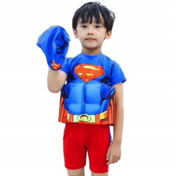 STRÓJ KĄPIELOWY UV UPF50+ DO NAUKI PŁYWANIA 98-104 SUPERMAN