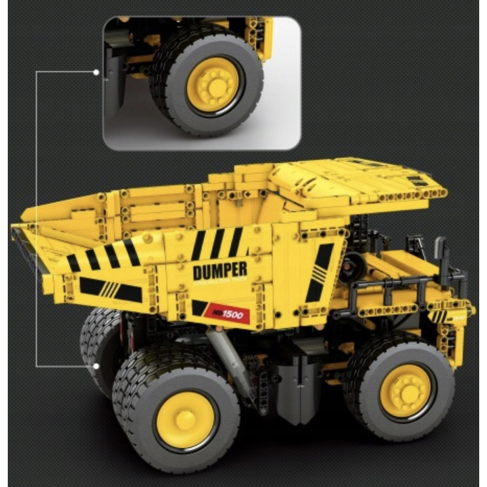 KLOCKI KONSTRUKCYJNE REOBRIX GÓRNICZA WYWROTKA DUMP TRUCK DYNAMIC 1622 EL.