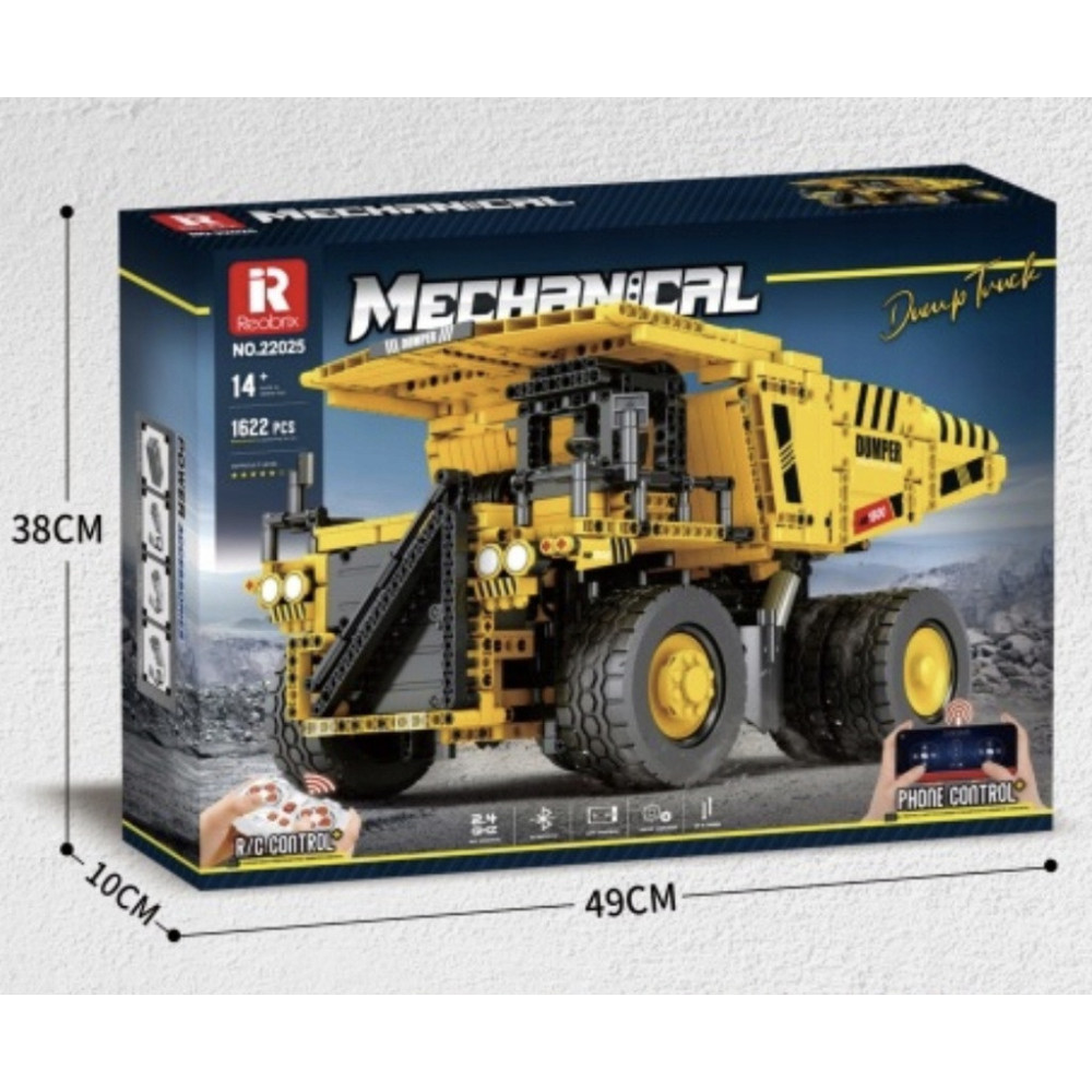 KLOCKI KONSTRUKCYJNE REOBRIX GÓRNICZA WYWROTKA DUMP TRUCK DYNAMIC 1622 EL.