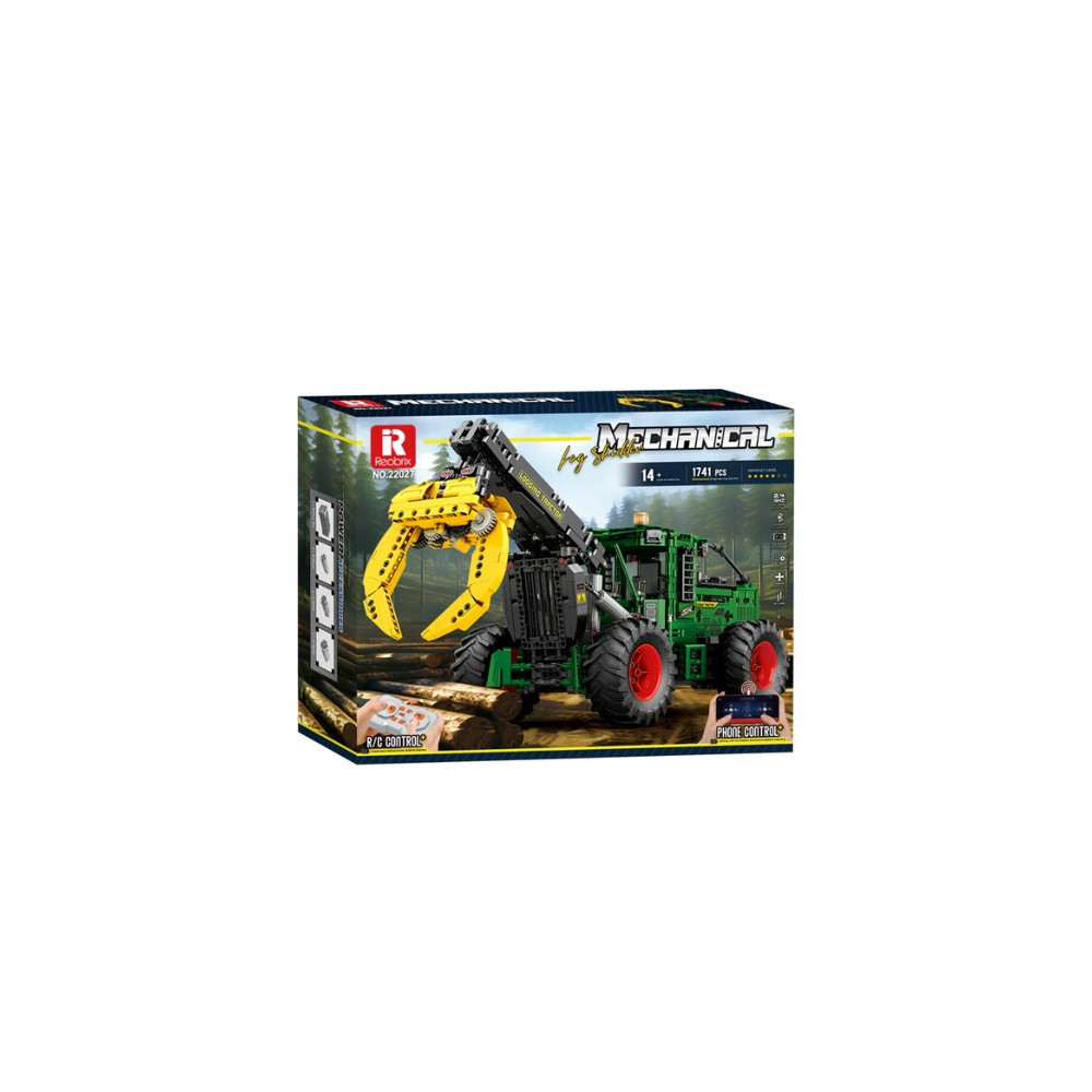 KLOCKI REOBRIX CIĄGNIK TRAKTOR SKIDDER DYNAMIC 1741 KLOCKÓW ZESTAW 22027